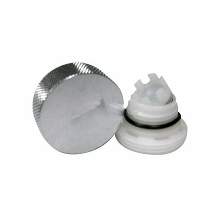 AMERICAN IMAGINATIONS Round Chrome-White Anti-Siphon Repair Kit with Cap Plastic-Stainless Steel AI-38025